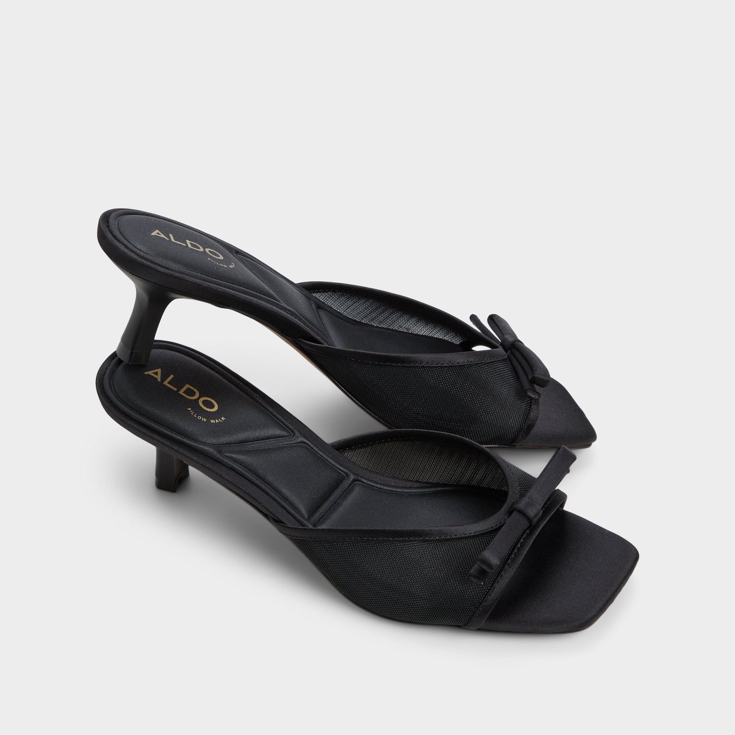 Begoniaa Black Women's Heeled mules - Heeled mule, Kitten heel Aldo Black