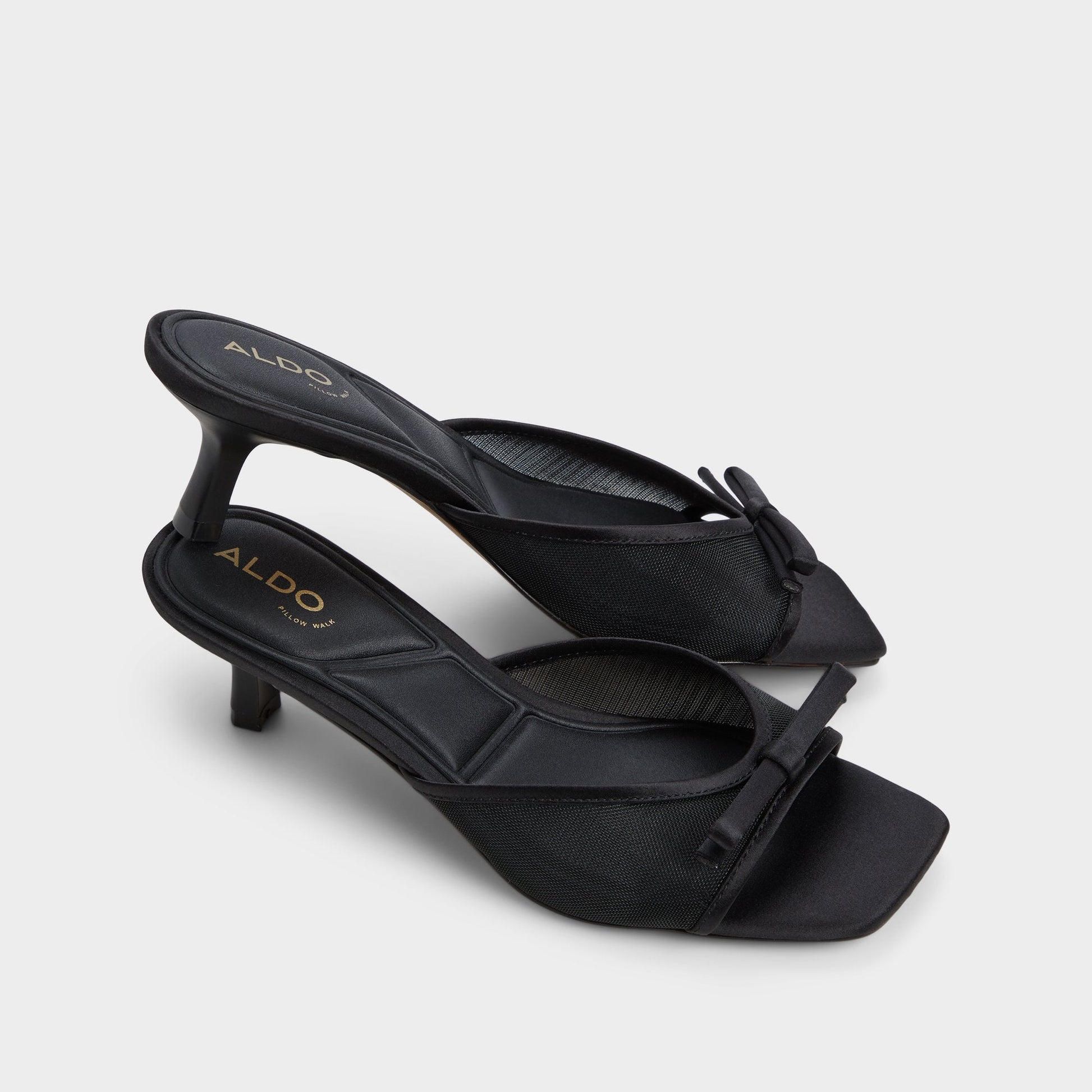 Begoniaa Black Women's Heeled mules - Heeled mule, Kitten heel Aldo Black