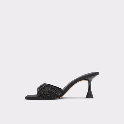 Agatha in Black 13658267 - Heeled mule Aldo Black