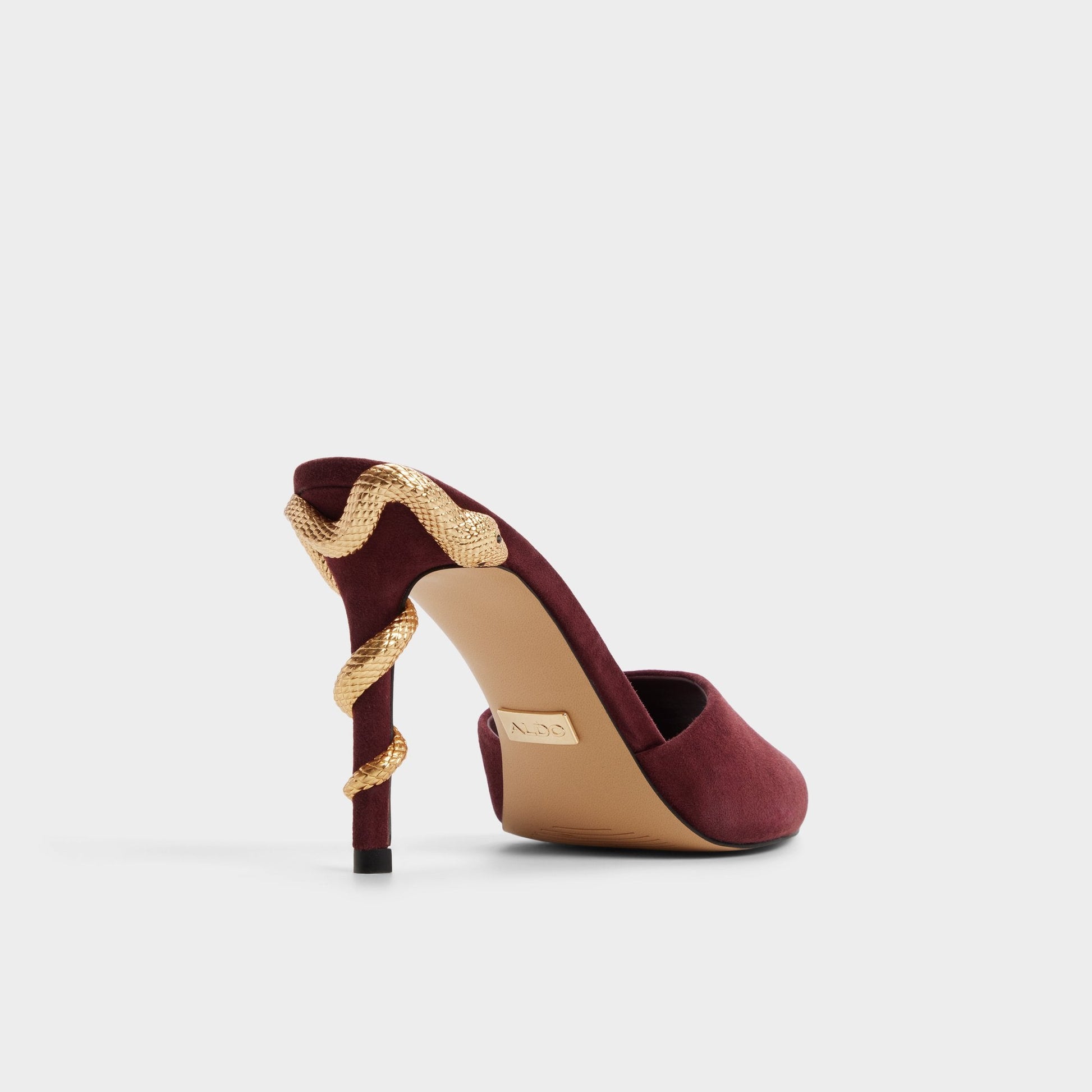 Seashella in Bordo - Heeled mule Aldo Bordo