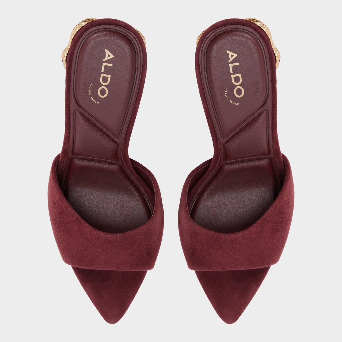Seashella in Bordo - Heeled mule Aldo Bordo