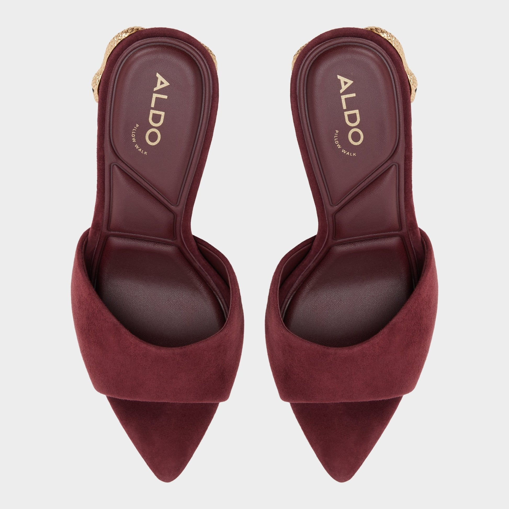 Seashella in Bordo - Heeled mule Aldo Bordo