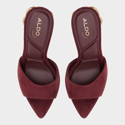 Seashella in Bordo - Heeled mule Aldo Bordo