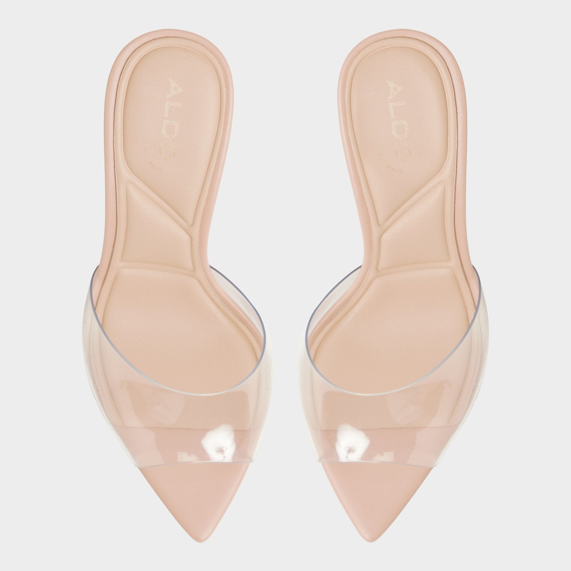 Anitabrilden Beige Women's Mule slides - Heeled mule, Stiletto heel Aldo Beige