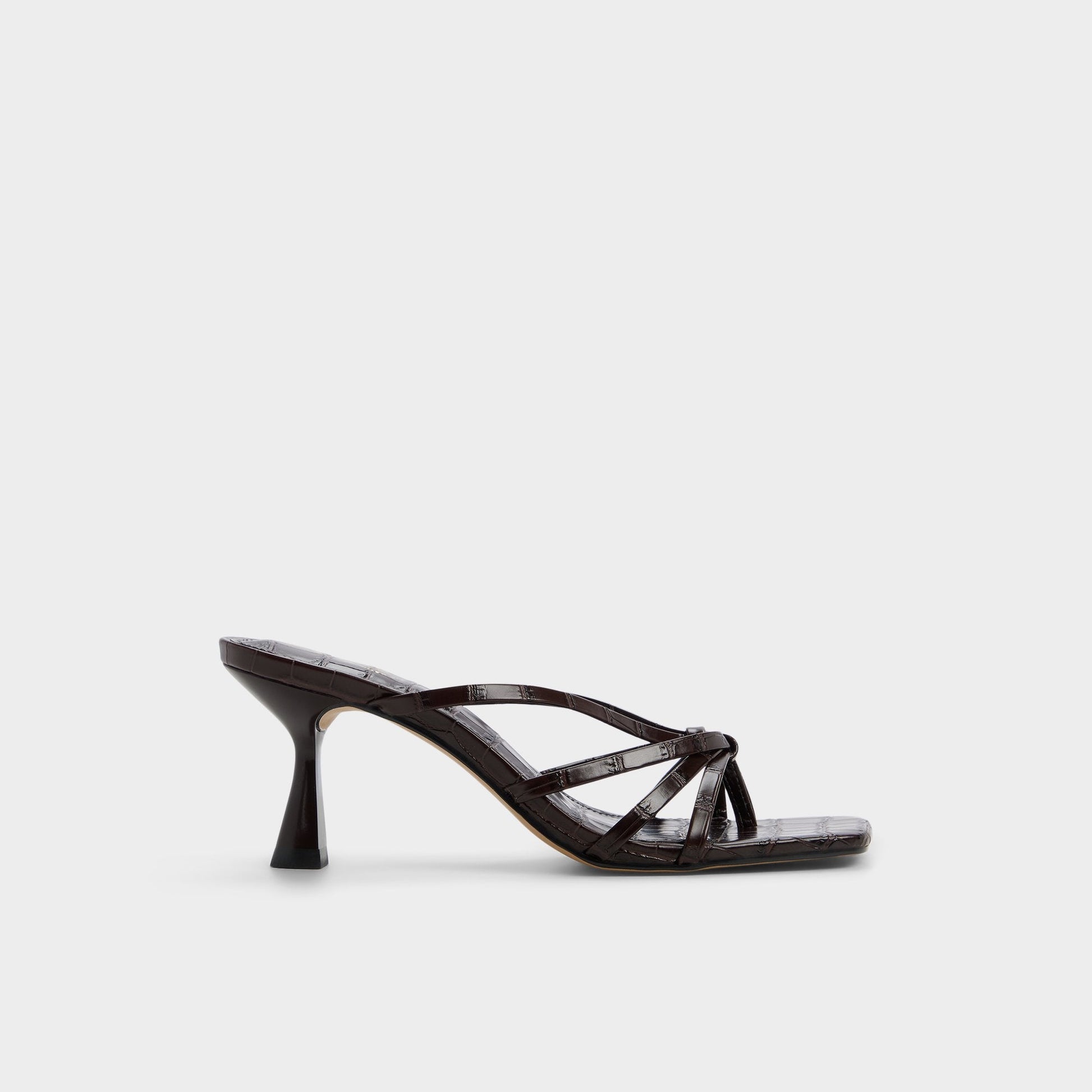 Lumera in Dark Brown - Heeled mule, Stiletto heel Aldo Dark brown
