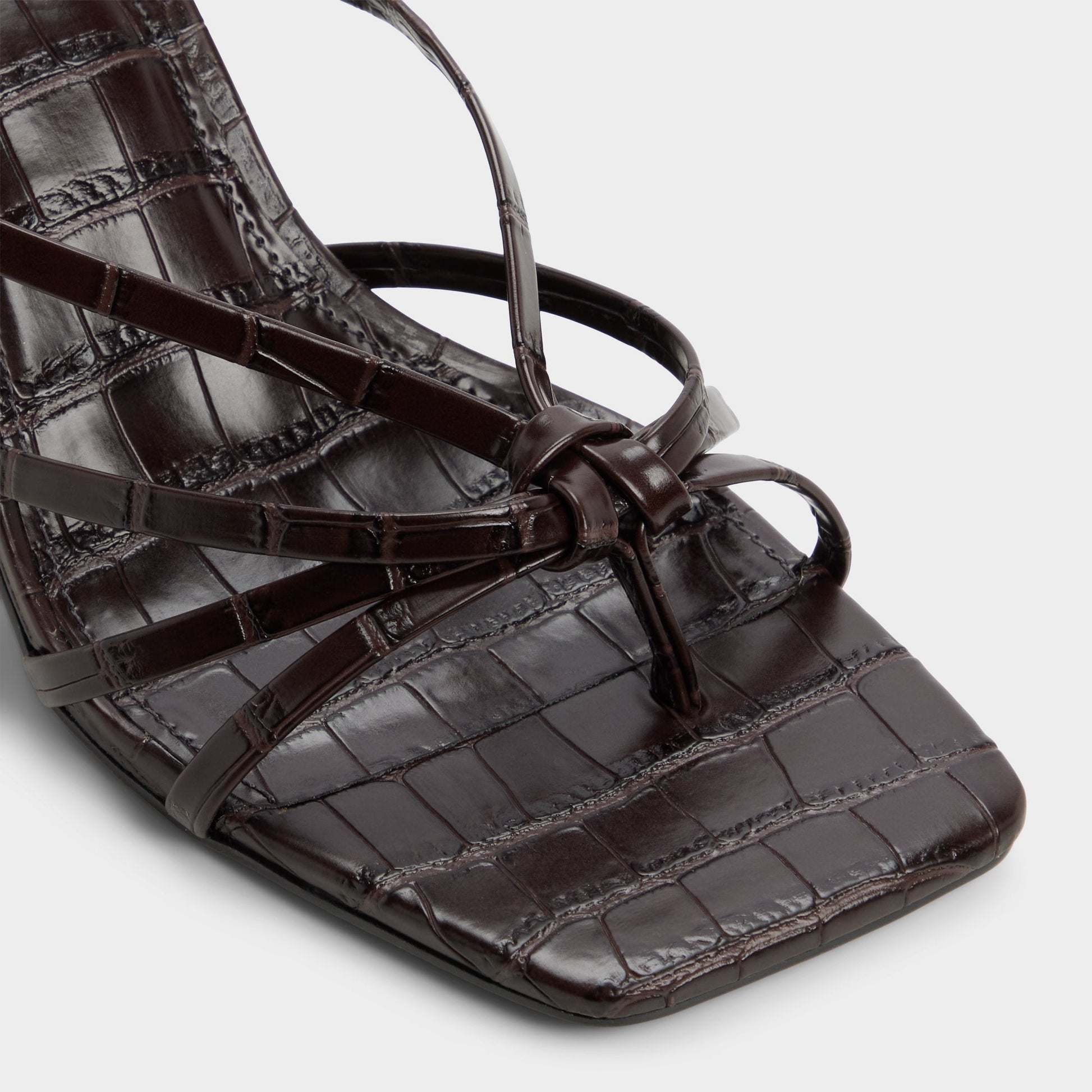 Lumera in Dark Brown - Heeled mule, Stiletto heel Aldo Dark brown