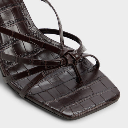 Lumera in Dark Brown - Heeled mule, Stiletto heel Aldo Dark brown
