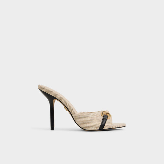 Madelynie in Open Natural - Heeled mule Aldo Open natural
