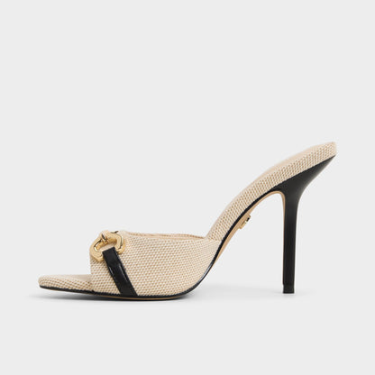 Madelynie in Open Natural - Heeled mule Aldo Open natural