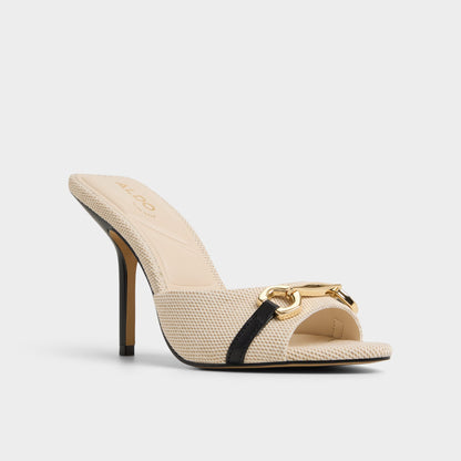 Madelynie in Open Natural - Heeled mule Aldo Open natural