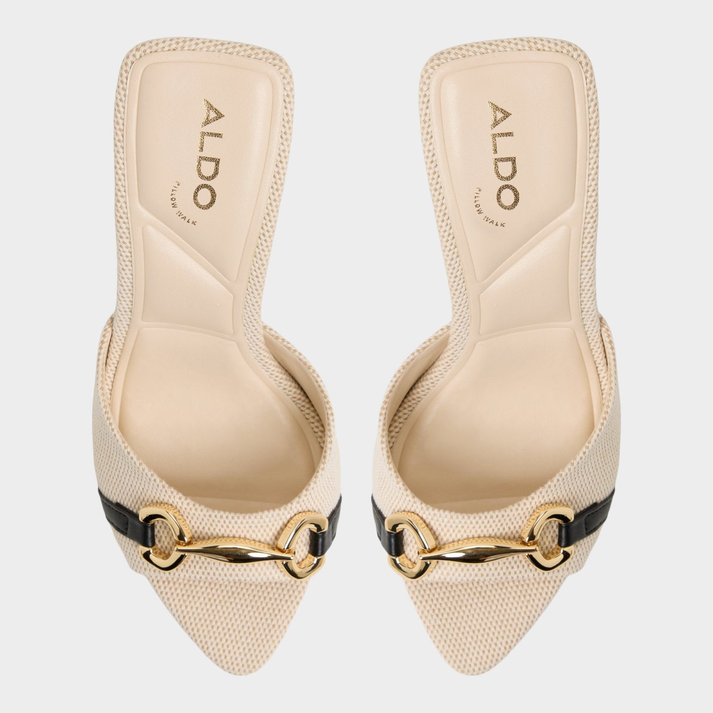 Madelynie in Open Natural - Heeled mule Aldo Open natural