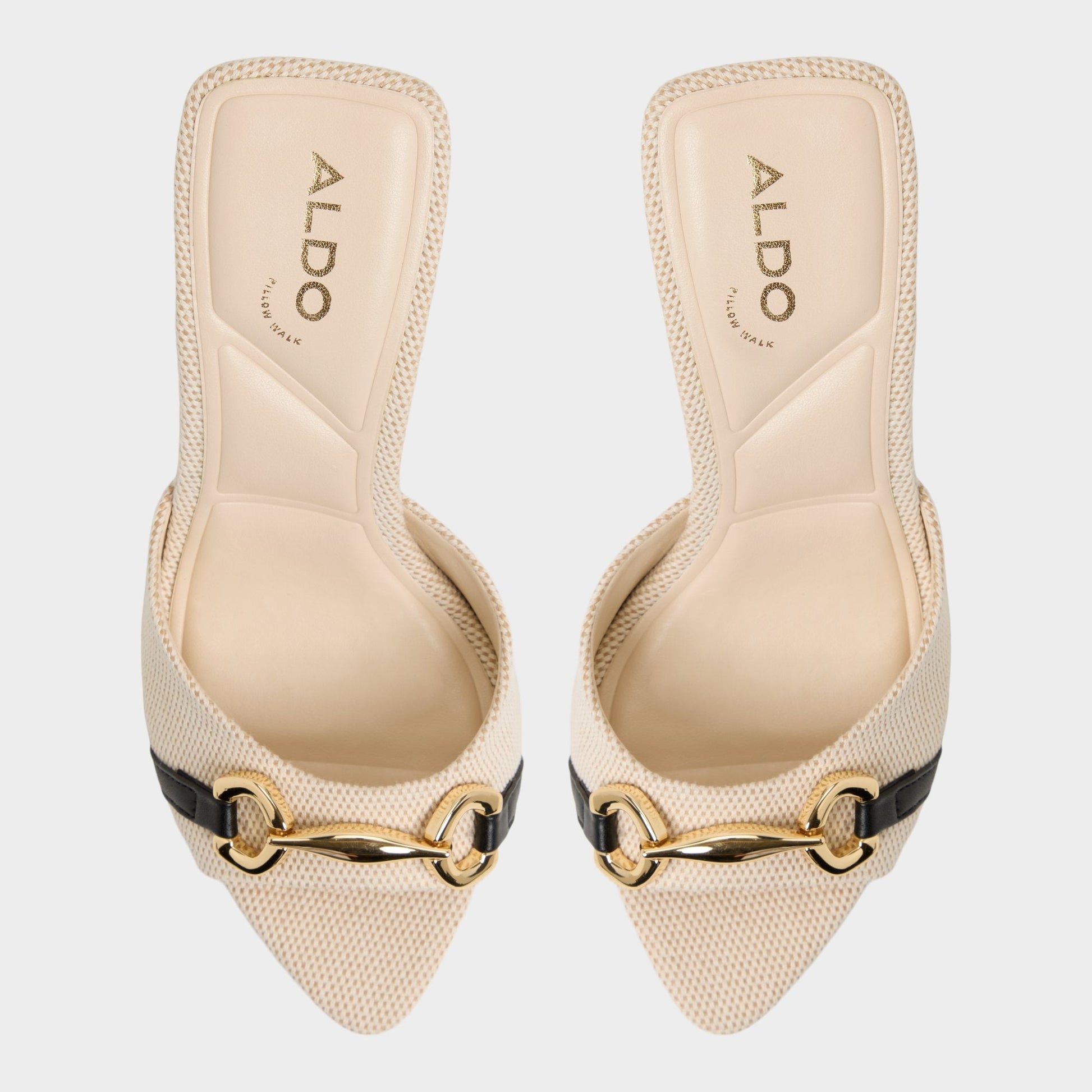 Madelynie in Open Natural - Heeled mule Aldo Open natural