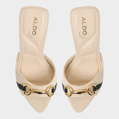Madelynie in Open Natural - Heeled mule Aldo Open natural