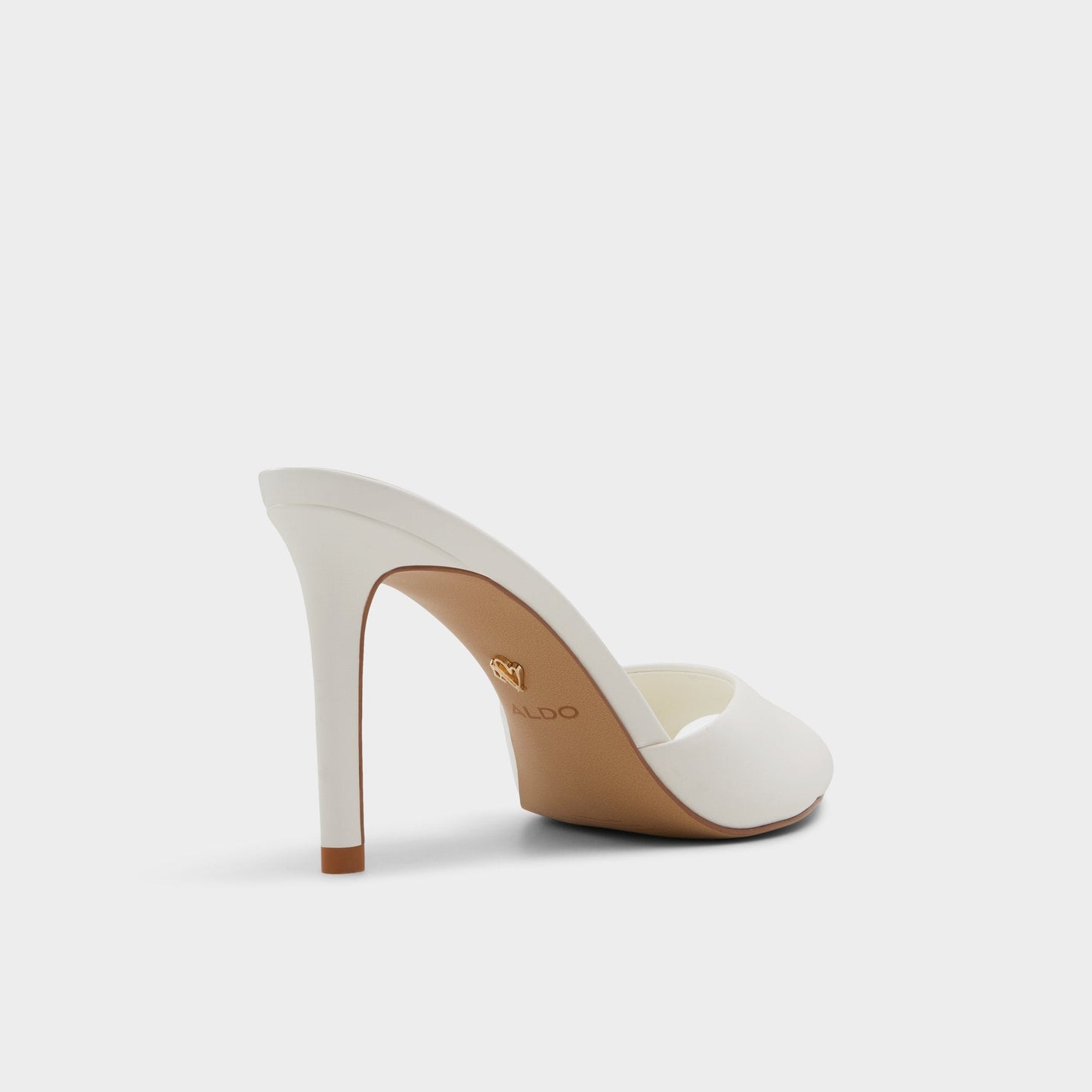 Anniebrilden White Women's Heeled mules - Heeled mule, Stiletto heel Aldo White