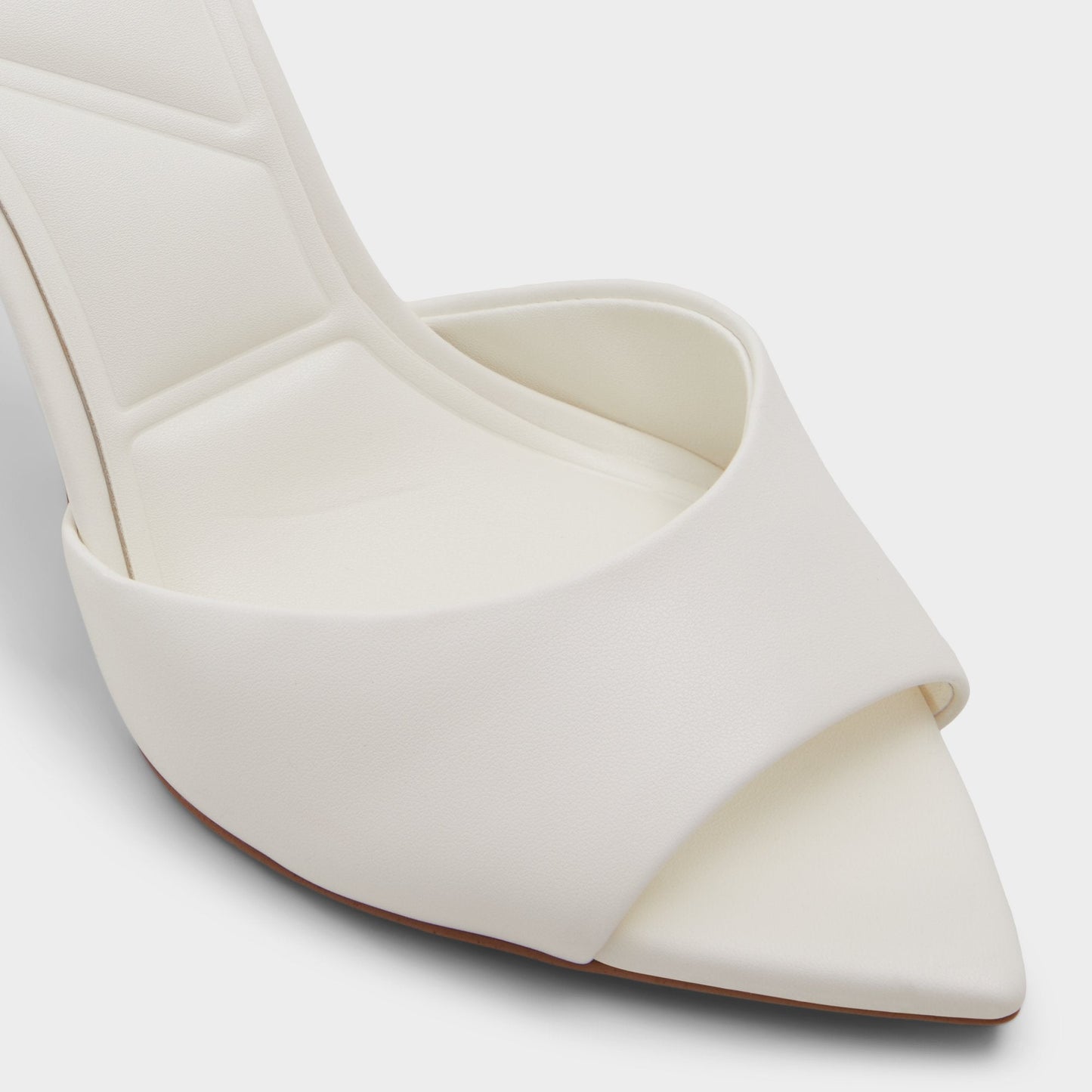 Anniebrilden White Women's Heeled mules - Heeled mule, Stiletto heel Aldo White