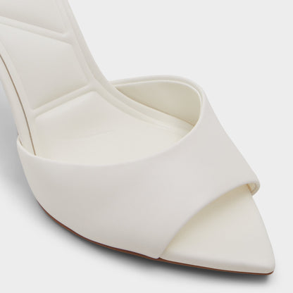 Anniebrilden White Women's Heeled mules - Heeled mule, Stiletto heel Aldo White
