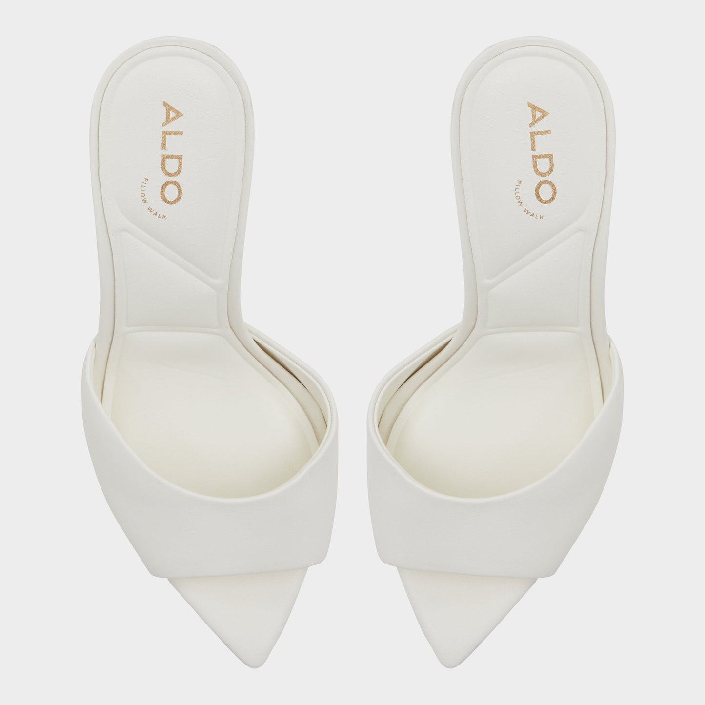 Anniebrilden White Women's Heeled mules - Heeled mule, Stiletto heel Aldo White