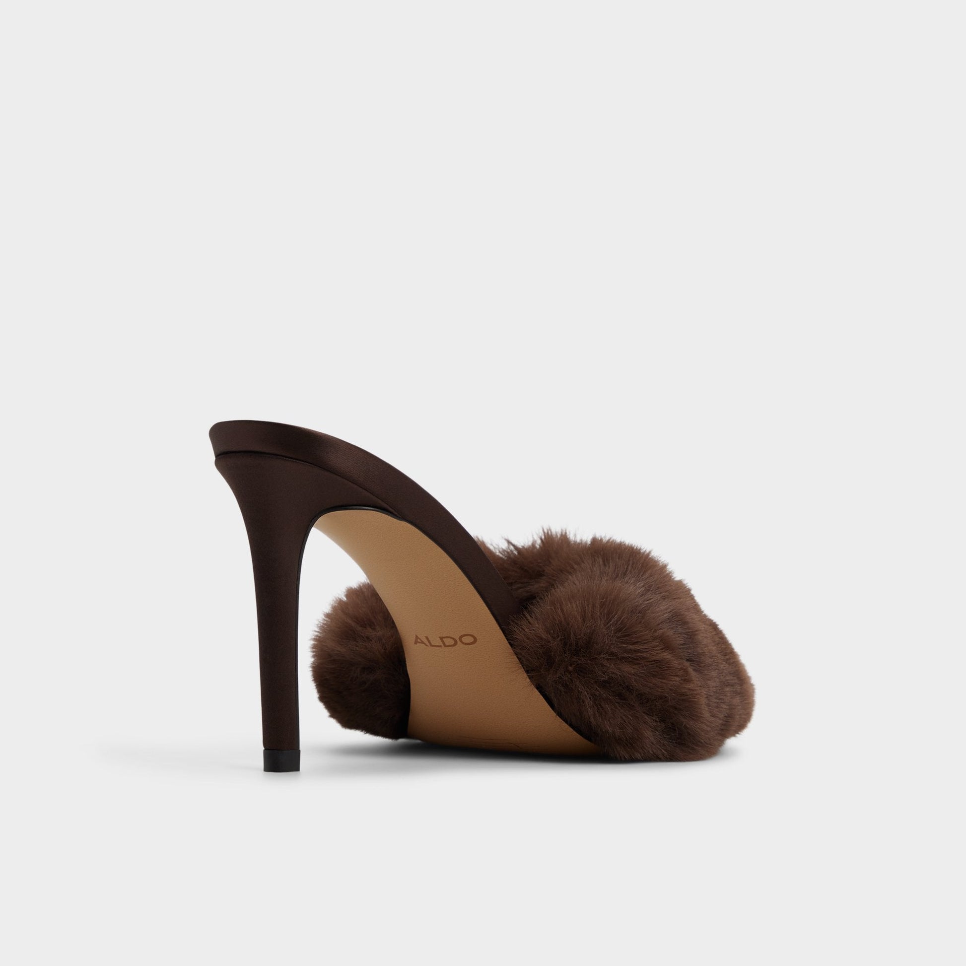 Anniebrilden in Dark Brown 14163209 - Heeled mule, Stiletto heel Aldo Dark Brown