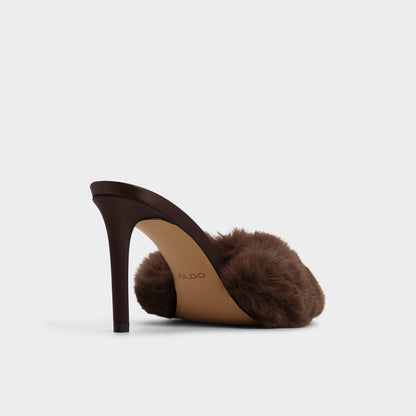 Anniebrilden in Dark Brown 14163209 - Heeled mule, Stiletto heel Aldo Dark Brown