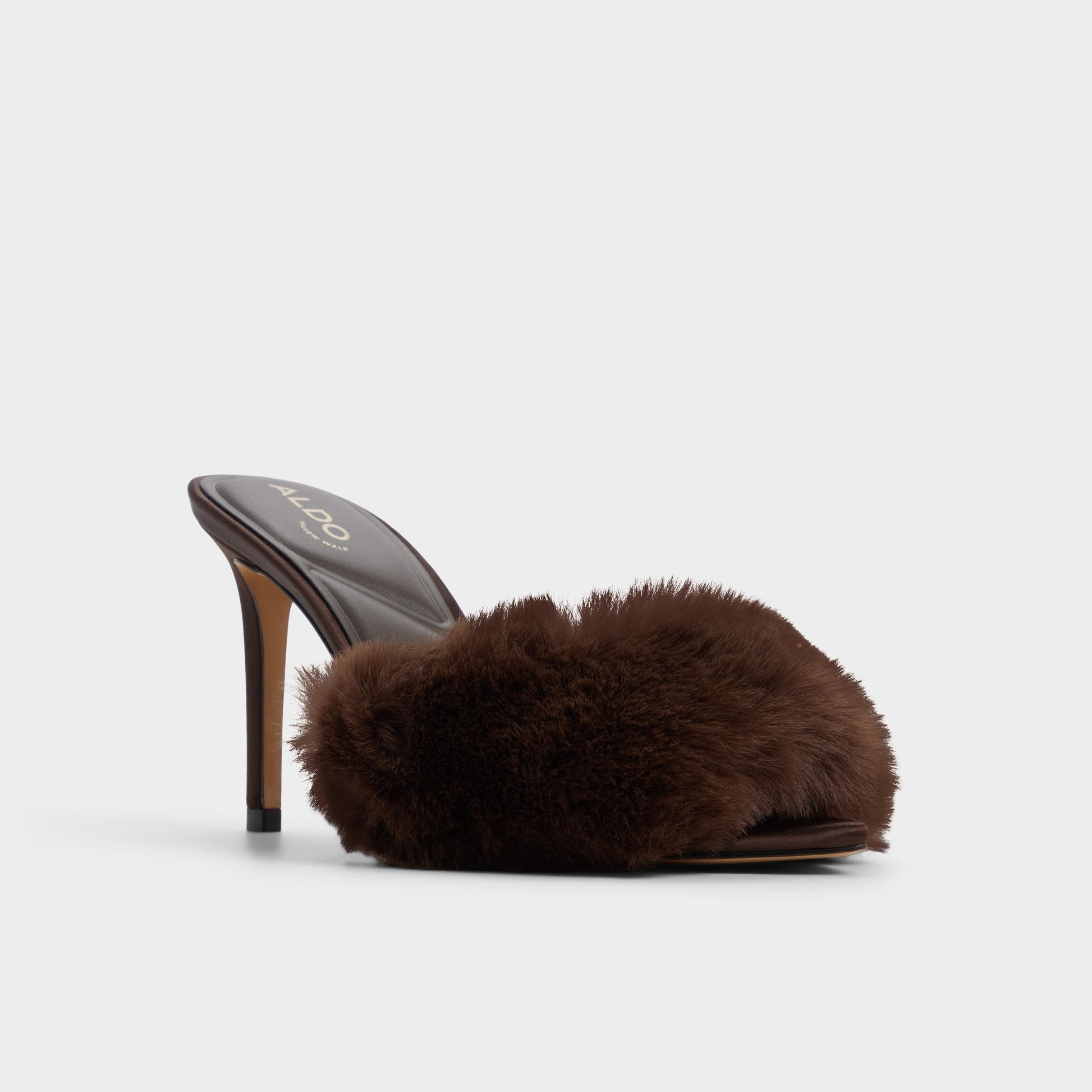 Anniebrilden in Dark Brown 14163209 - Heeled mule, Stiletto heel Aldo Dark Brown