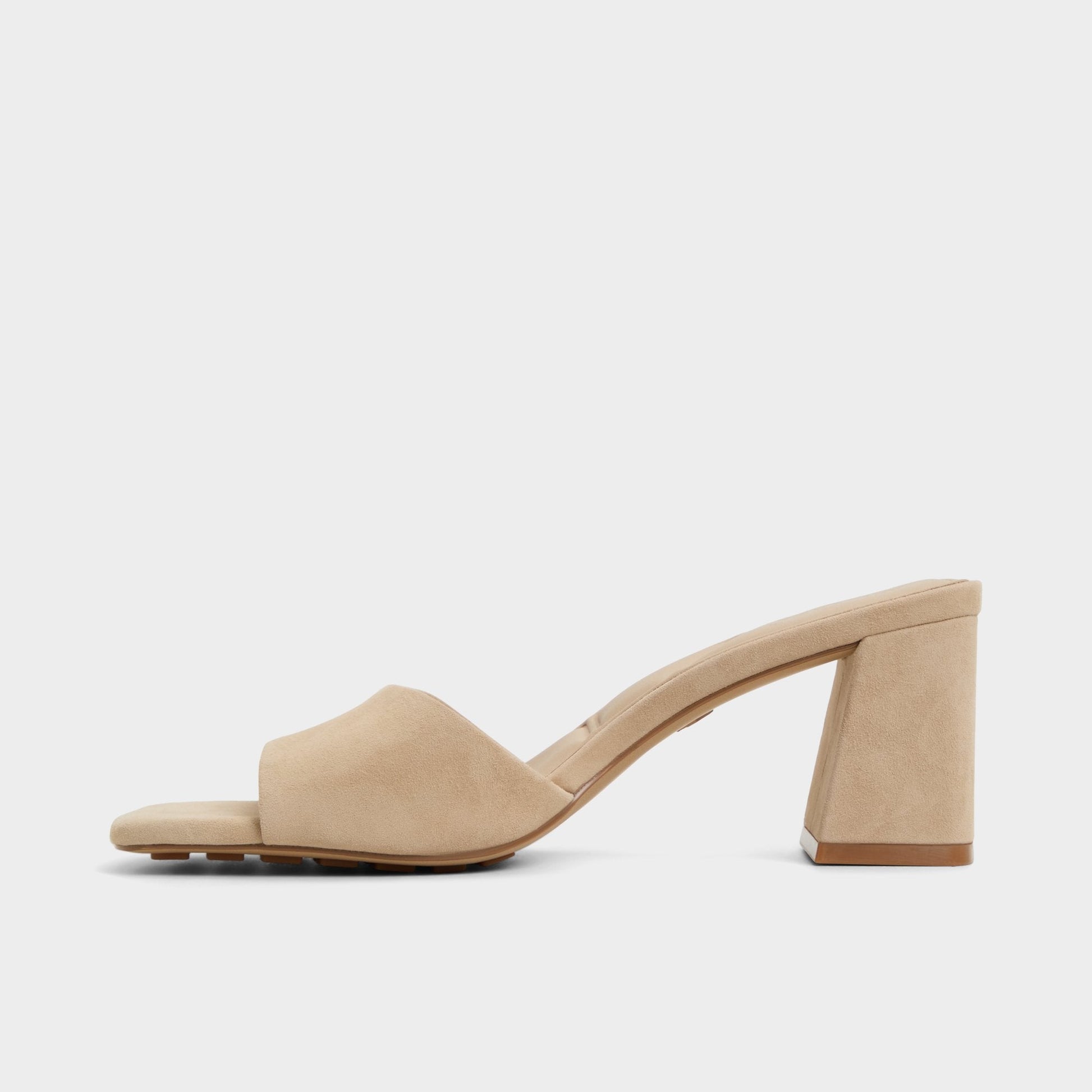 Tisha Beige Women's Heeled mules - Heeled mule, Block heel Aldo Beige