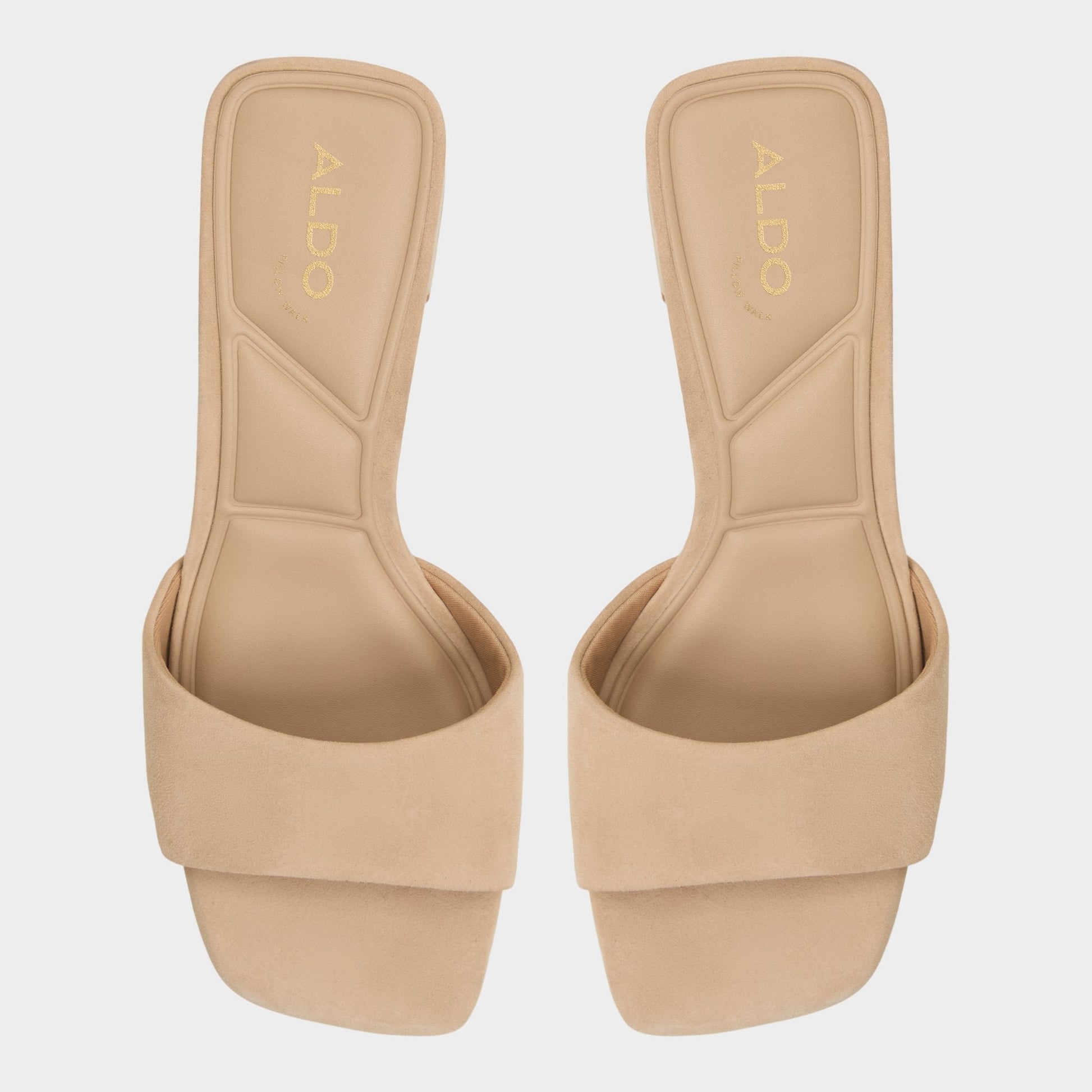 Tisha Beige Women's Heeled mules - Heeled mule, Block heel Aldo Beige