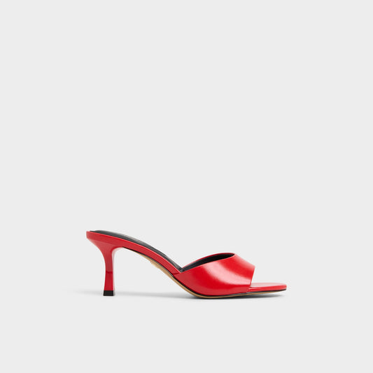 Annaberaen in Bright Red - Heeled mule, Stiletto heel Aldo Bright red