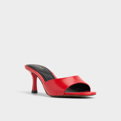 Annaberaen in Bright Red - Heeled mule, Stiletto heel Aldo Bright red