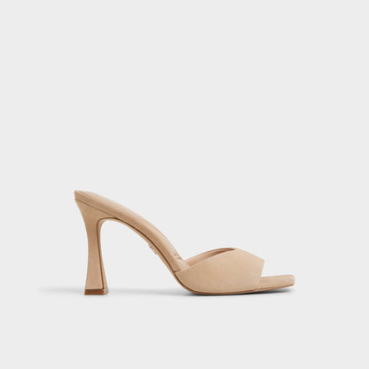 Jennifer in Medium Beige - Heeled mule, Stiletto heel Aldo Medium Beige