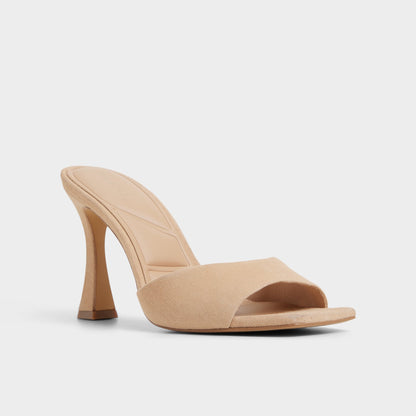 Jennifer in Medium Beige - Heeled mule, Stiletto heel Aldo Medium Beige
