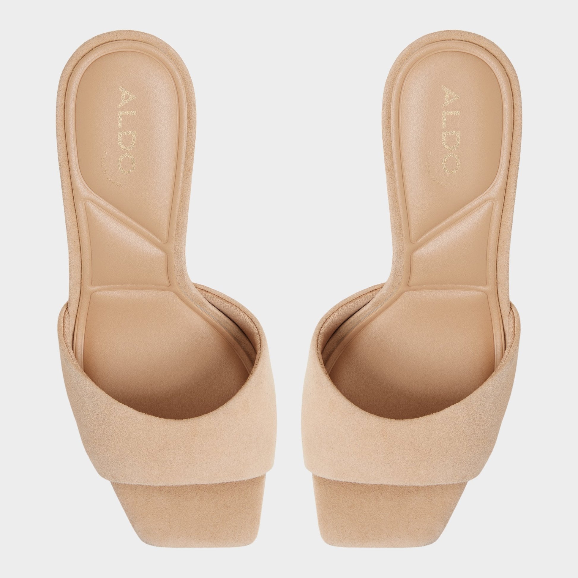 Jennifer in Medium Beige - Heeled mule, Stiletto heel Aldo Medium Beige