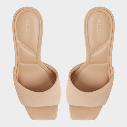 Jennifer in Medium Beige - Heeled mule, Stiletto heel Aldo Medium Beige