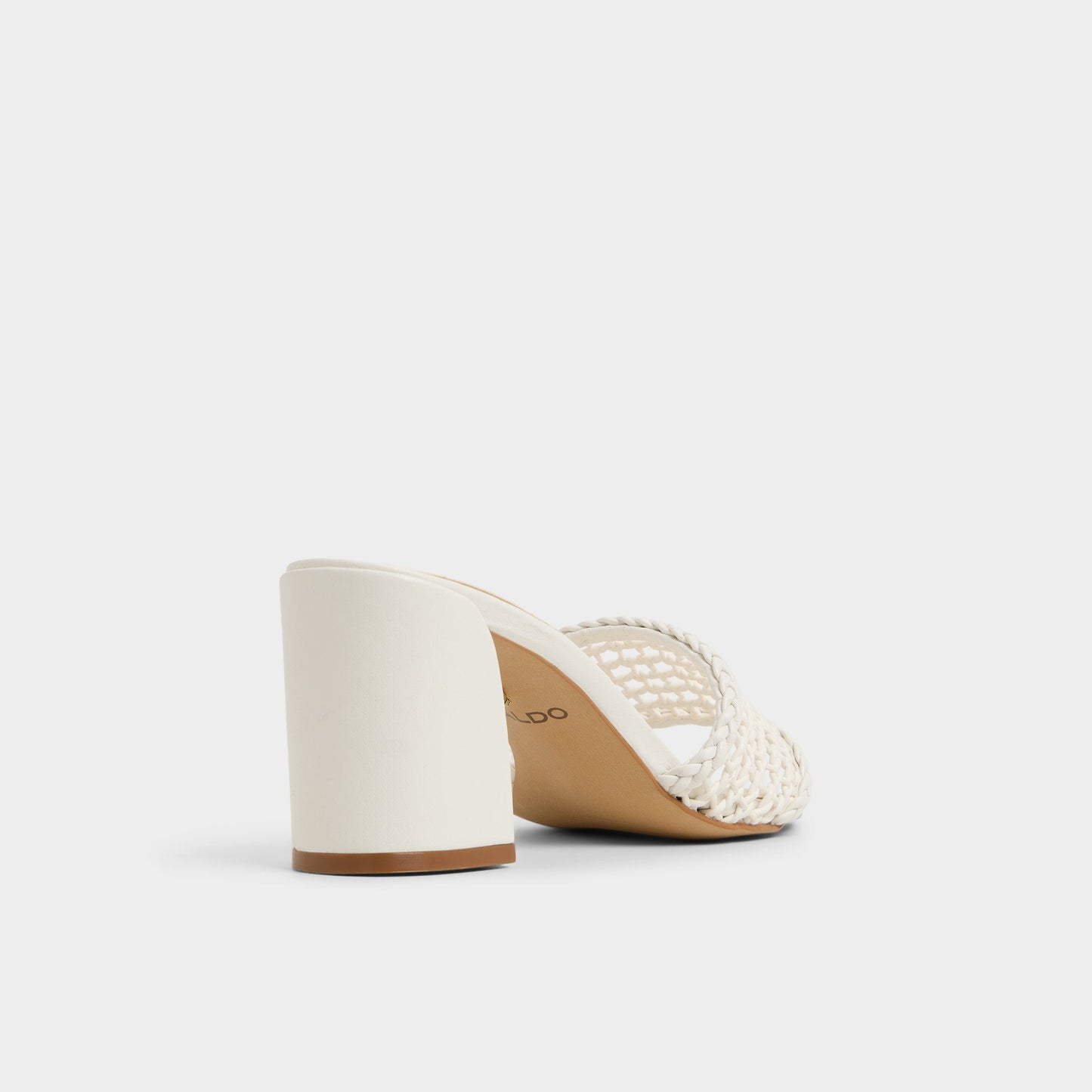 Beachdate White/Bone Women's Block heels - Heeled mule, Block heel Aldo White/Bone