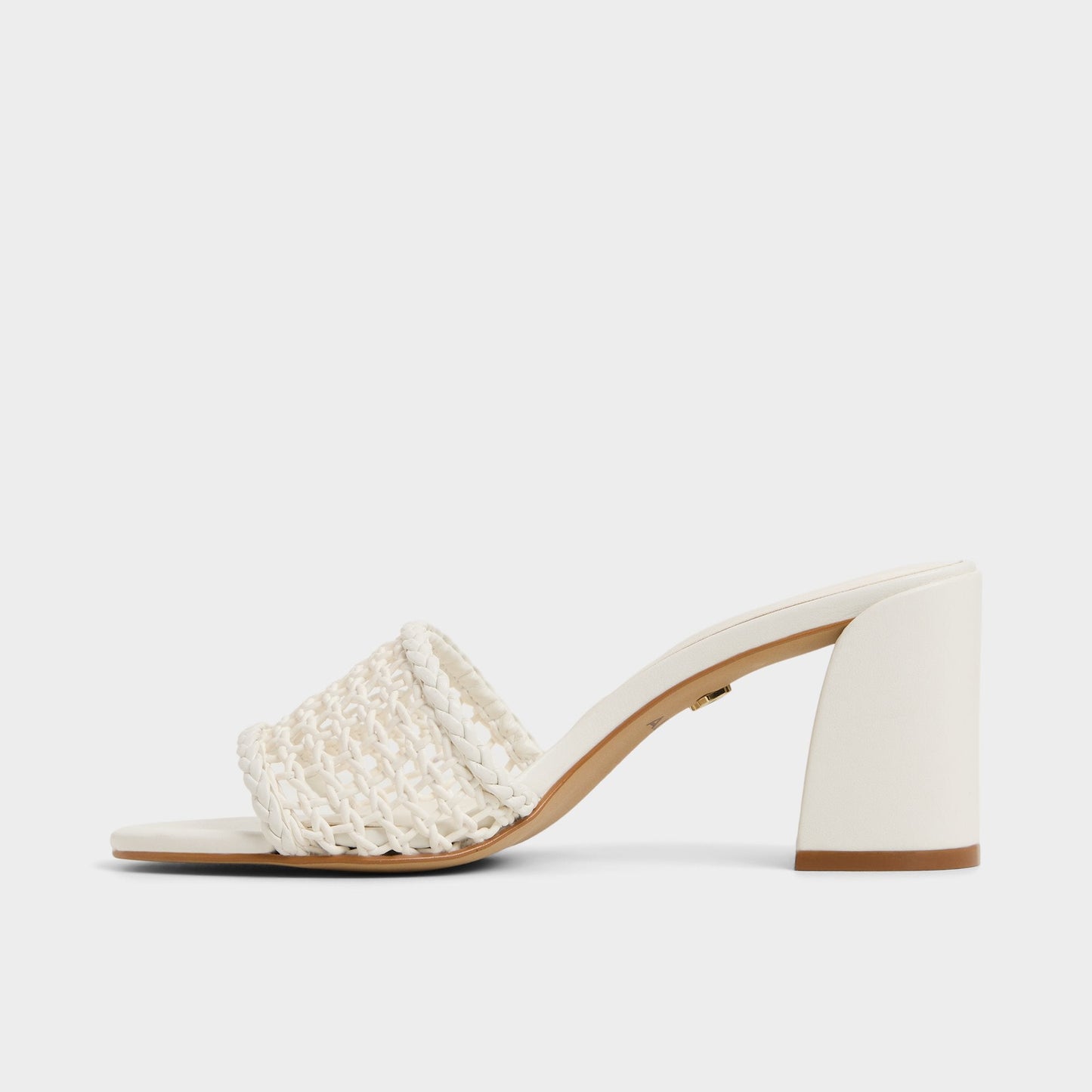 Beachdate White/Bone Women's Block heels - Heeled mule, Block heel Aldo White/Bone