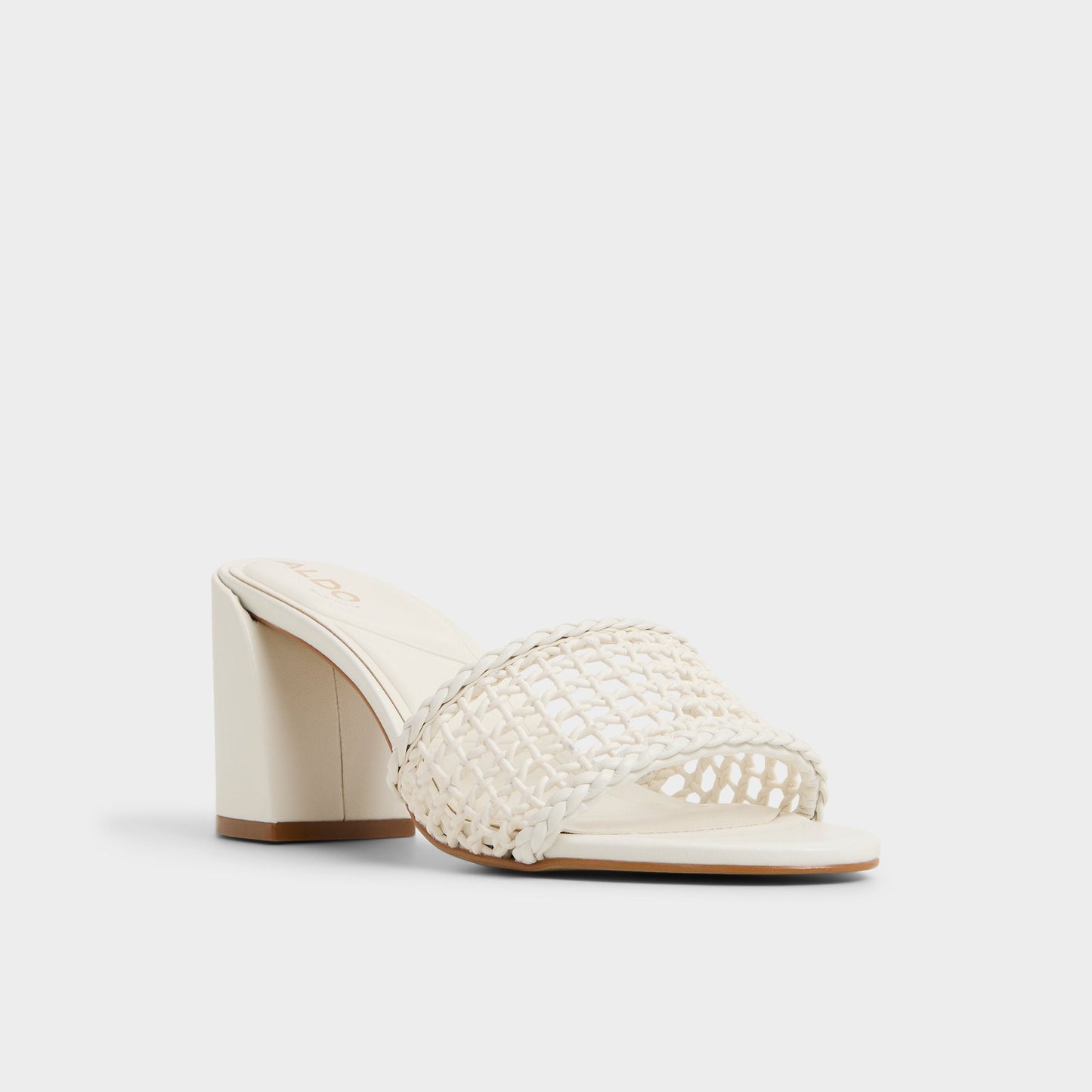 Beachdate White/Bone Women's Block heels - Heeled mule, Block heel Aldo White/Bone
