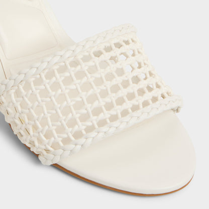 Beachdate White/Bone Women's Block heels - Heeled mule, Block heel Aldo White/Bone