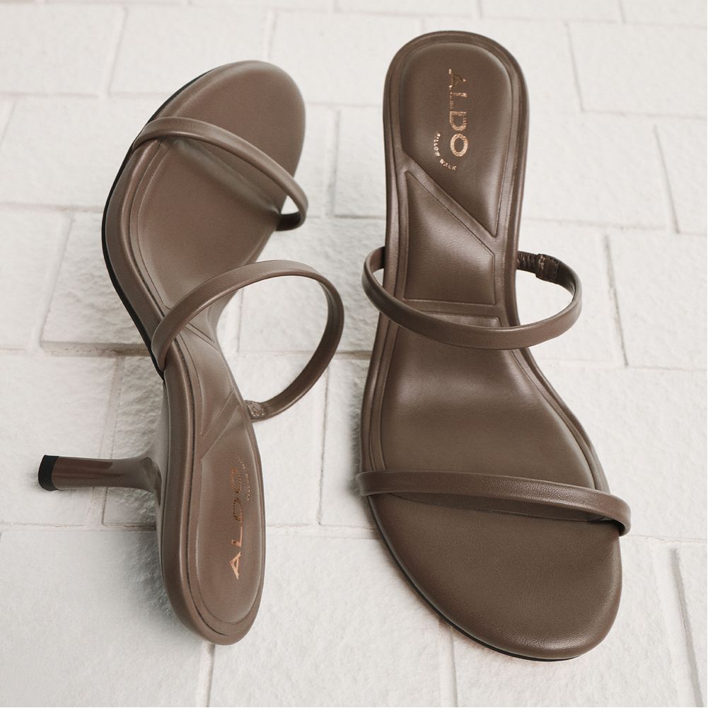 Avelinda in Khaki - Heeled mule Aldo Khaki
