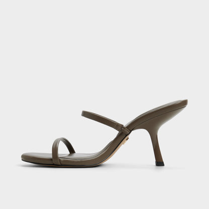 Avelinda in Khaki - Heeled mule Aldo Khaki