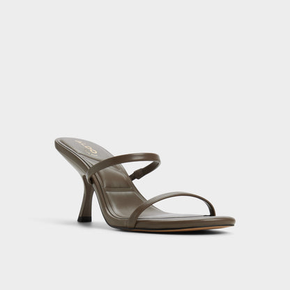 Avelinda in Khaki - Heeled mule Aldo Khaki