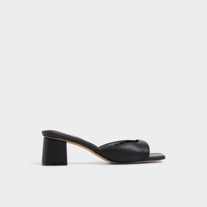 Aneky in Black - Heeled mule, Block heel Aldo Black