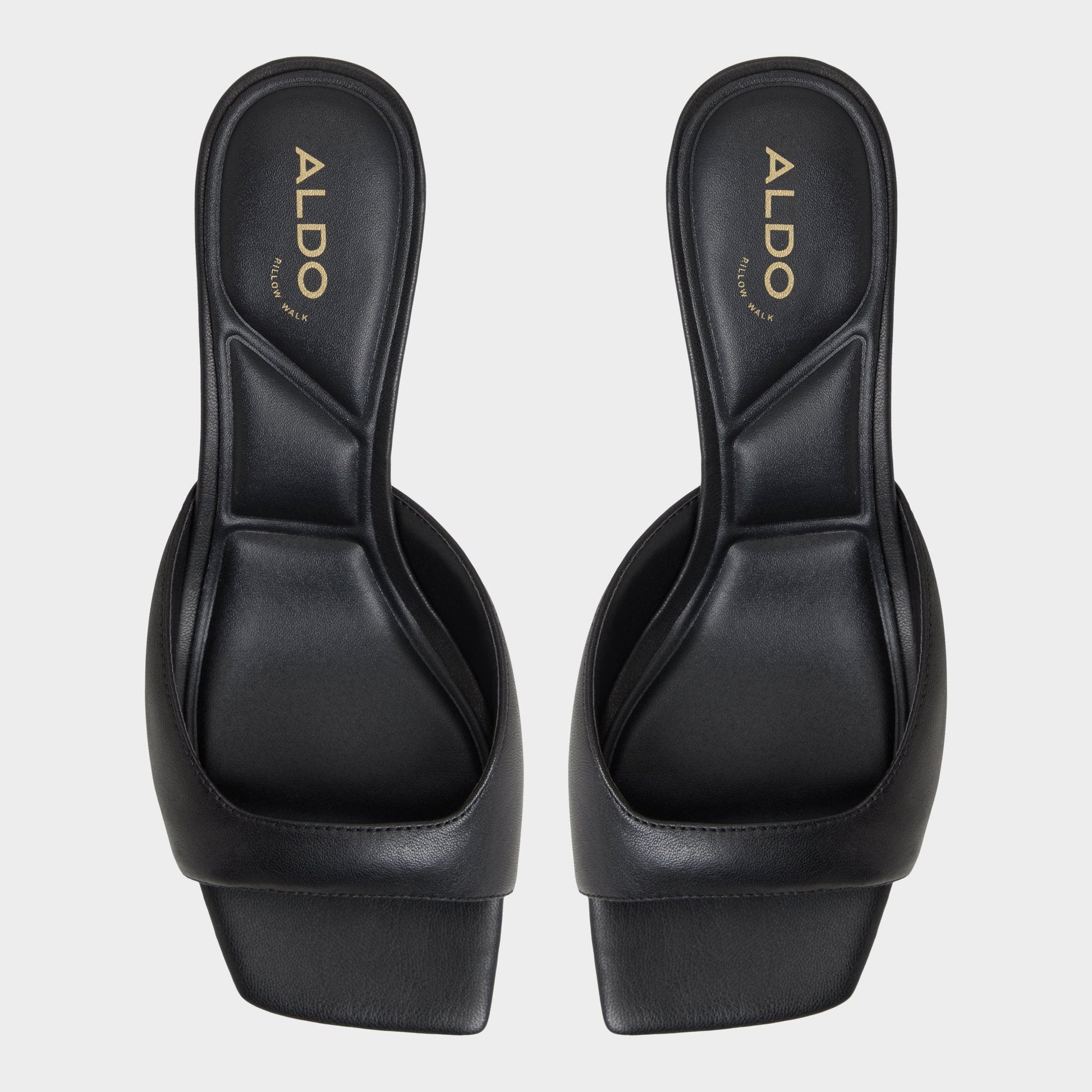 Aneky in Black - Heeled mule, Block heel Aldo Black