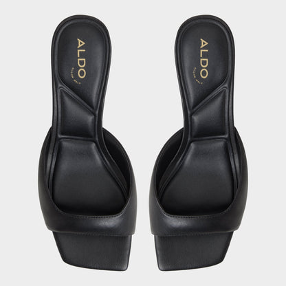 Aneky in Black - Heeled mule, Block heel Aldo Black