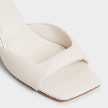 Aneky in White Bone - Heeled mule, Block heel Aldo White/Bone