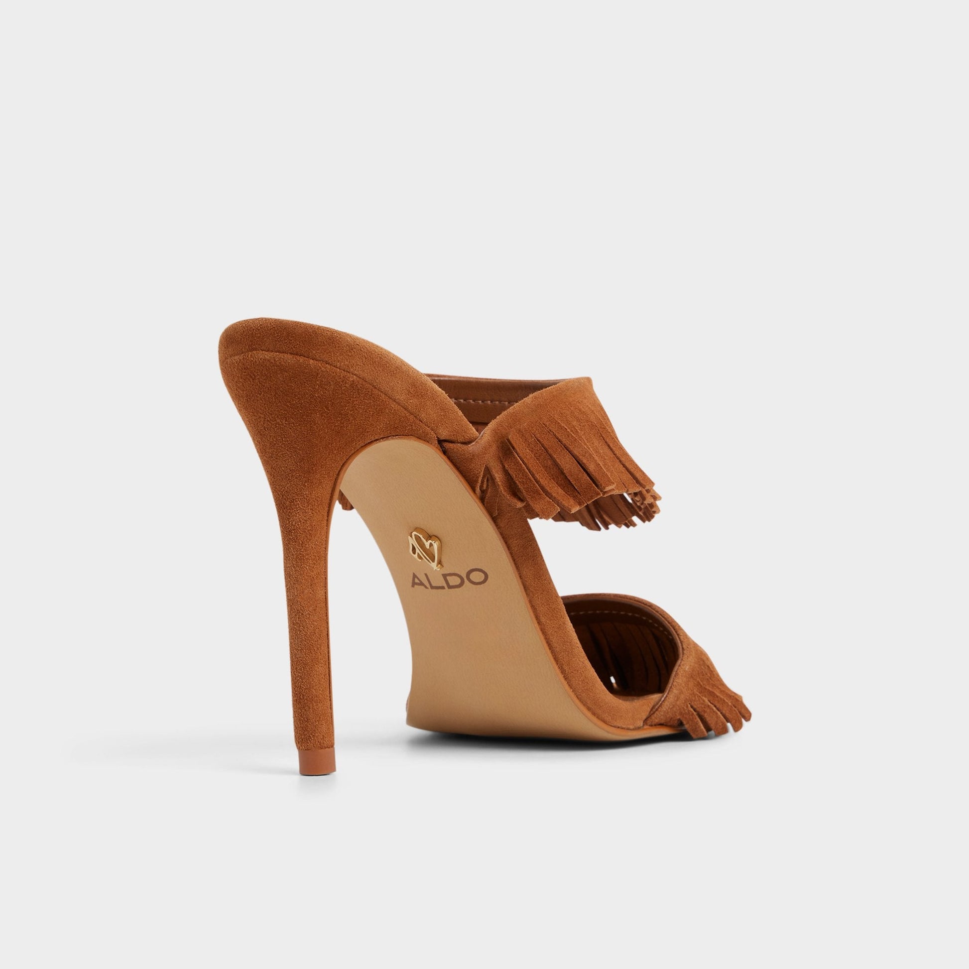 Nahanie in Medium Brown - Heeled mule, Stiletto heel Aldo Medium Brown