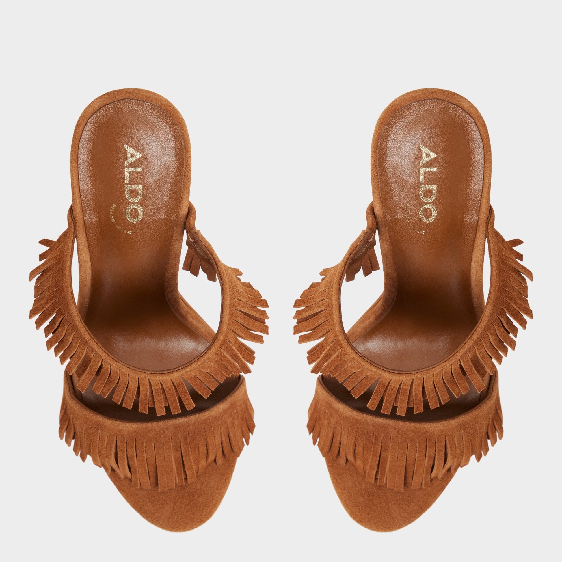 Nahanie in Medium Brown - Heeled mule, Stiletto heel Aldo Medium Brown