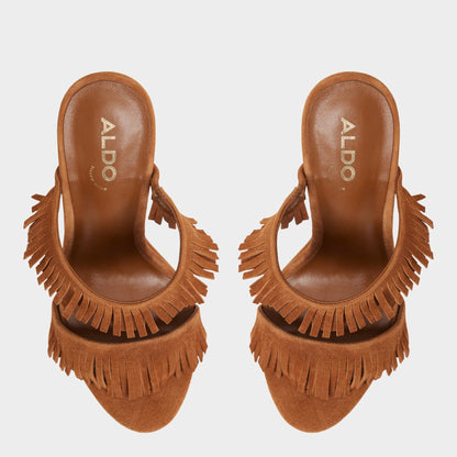 Nahanie in Medium Brown - Heeled mule, Stiletto heel Aldo Medium Brown