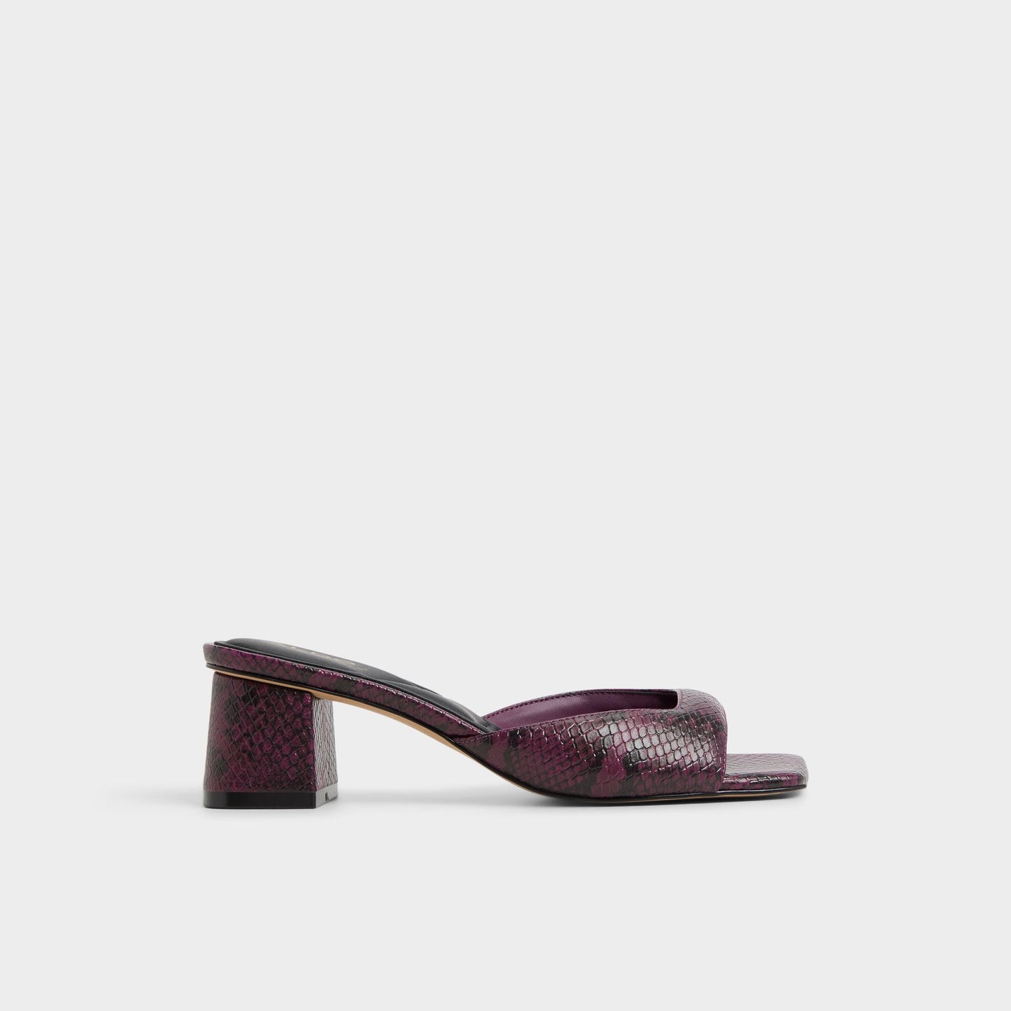 Aneky in Bordo - Heeled mule, Block heel Aldo Bordo