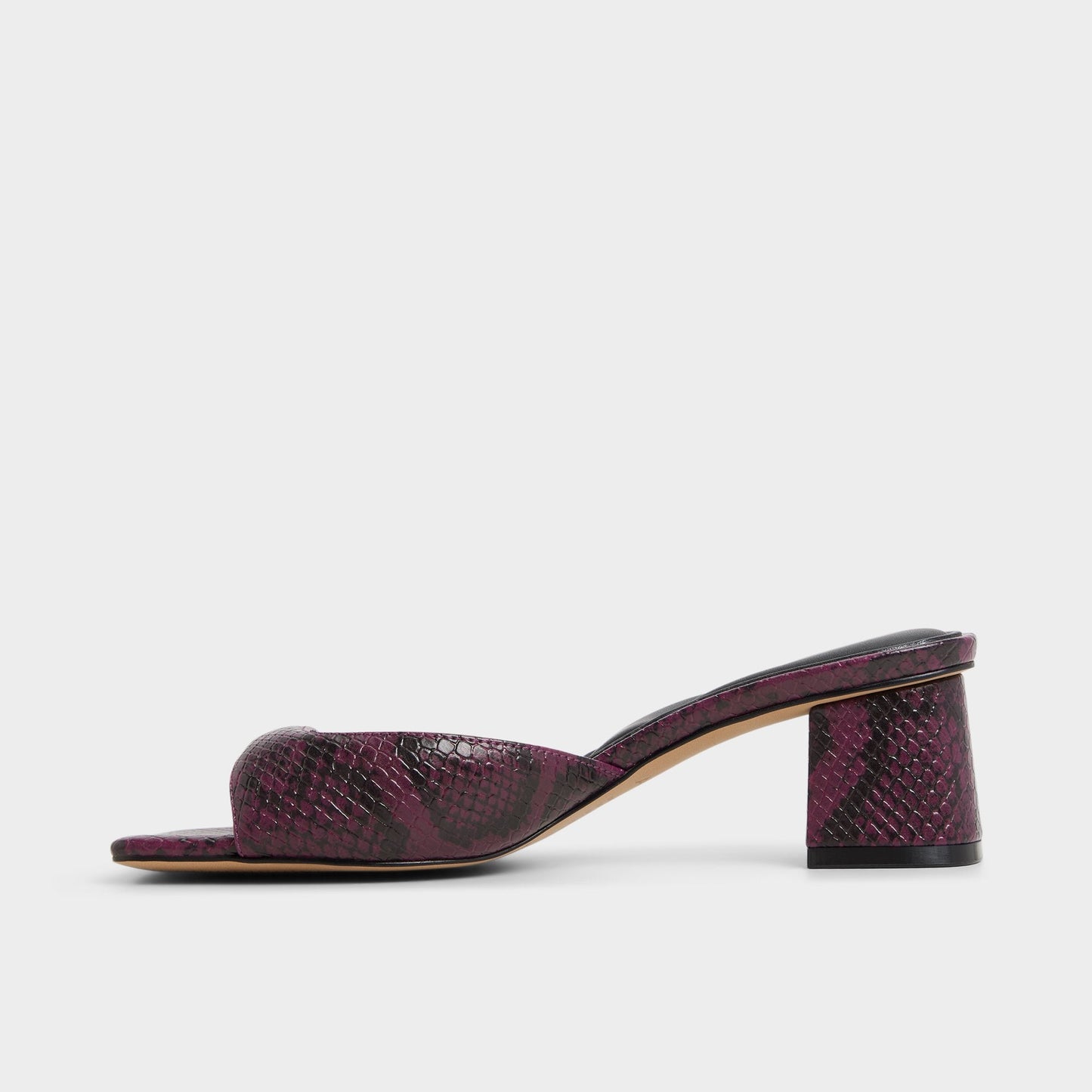 Aneky in Bordo - Heeled mule, Block heel Aldo Bordo