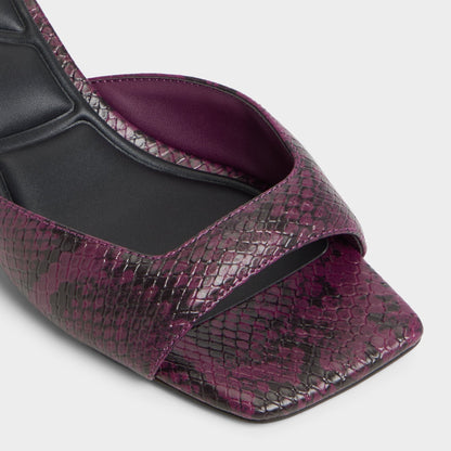 Aneky in Bordo - Heeled mule, Block heel Aldo Bordo