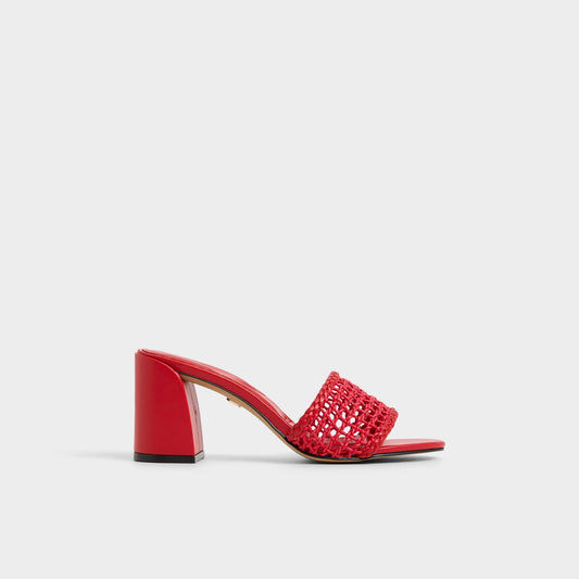Beachdate Bright Red Women's Block heels - Heeled mule, Block heel Aldo Bright Red